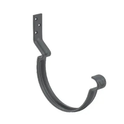 Водосток Aquasistem, Система 150/100 - Крюк крепления желоба короткий RR 23 Маренго matt