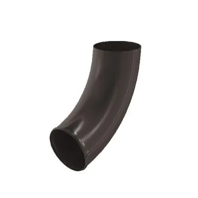 Водосток Aquasistem, система 125x90 - Отвод трубы RR 32 Тёмно-Коричневый