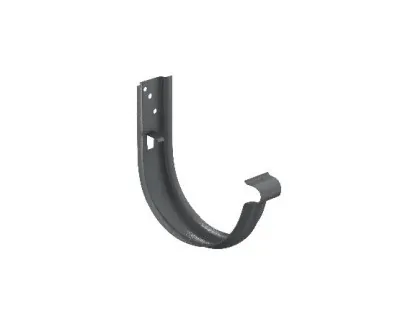 Водосток Aquasistem, Система 150/100 - Крюк крепления желоба универсальный с комплектом крепления RR 23 Маренго matt