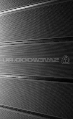 Заборы и ограждения  из ДПКSW Agger черный глянец