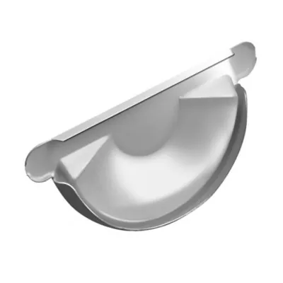 Водосток Grand Line 150x100 – Заглушка желоба RAL 9003