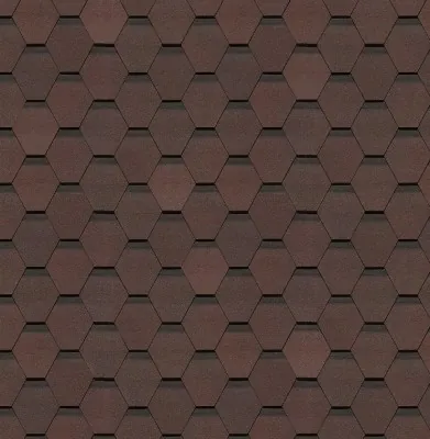 Гибкая черепица Docke, коллекция Шеффилд – Зрелый каштан