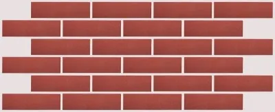 Гибкая клинкерная плитка СТ-01 Красный (сборная)