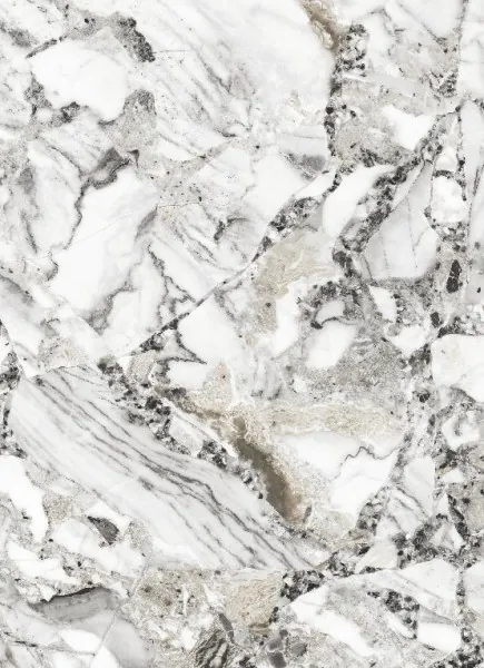 Фиброцементные панели Panda Камень Мрамор уайт 02230F купить в Ставрополе