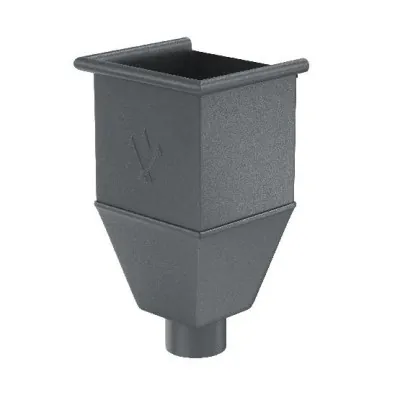 Водосток Aquasistem, Система 150/100 - Воронка_водосборная удлиненая RR 23 Маренго matt