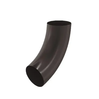 Водосток Aquasistem, система 125x90 - Колено трубы RR 32 Тёмно-Коричневый