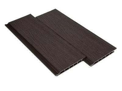 Фасадная панель из ДПК Deckart Vista 3D с текстурой дерева Венге
