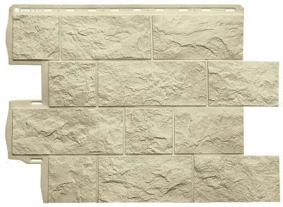 Фасадная панель Альта-Профиль Туф ЭКО Песчаный