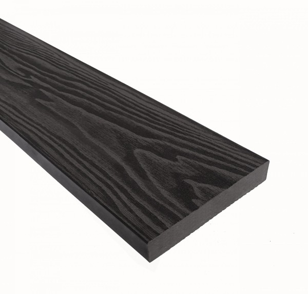 Террасная доска из ДПК Terrapol Смарт 3D Полнотелая без паза Черное дерево купить в Ставрополе