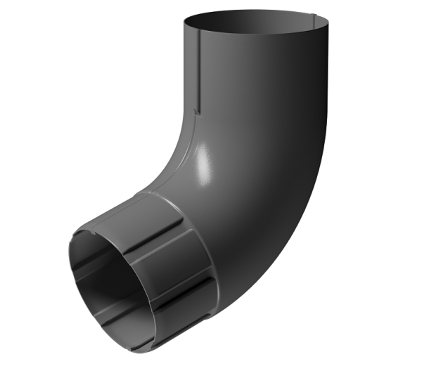 Колено 72° D90 Döcke STAL PREMIUM Графит, (RAL 7024) купить в Ставрополе