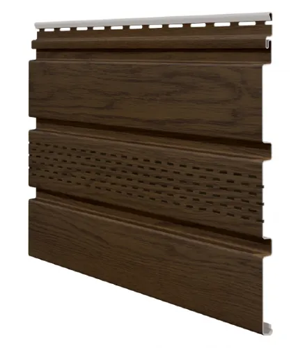 Софит ламинированный VOX NATURE с центральной перфорацией, Орех купить в Ставрополе