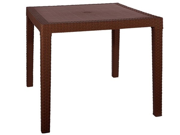 Стол квадратный FIJI Quatro Table Коричневый купить в Ставрополе