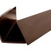 Уголок ДПК для сайдинга 70x70x3000мм Коричневый купить в Ставрополе