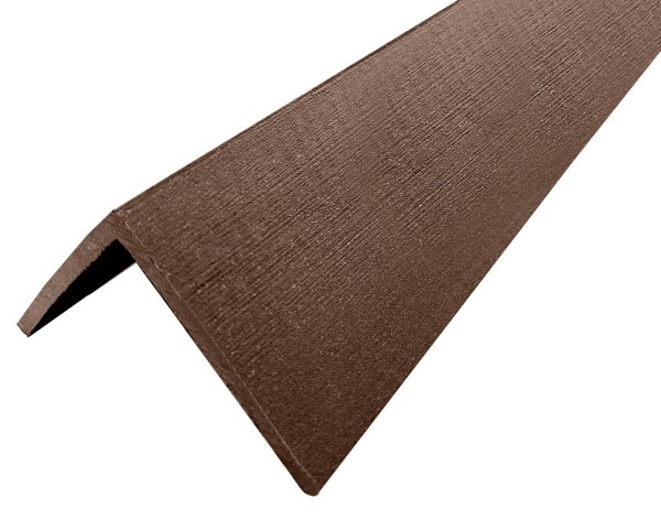 Уголок ДПК для сайдинга 70x70x3000мм Коричневый купить в Ставрополе