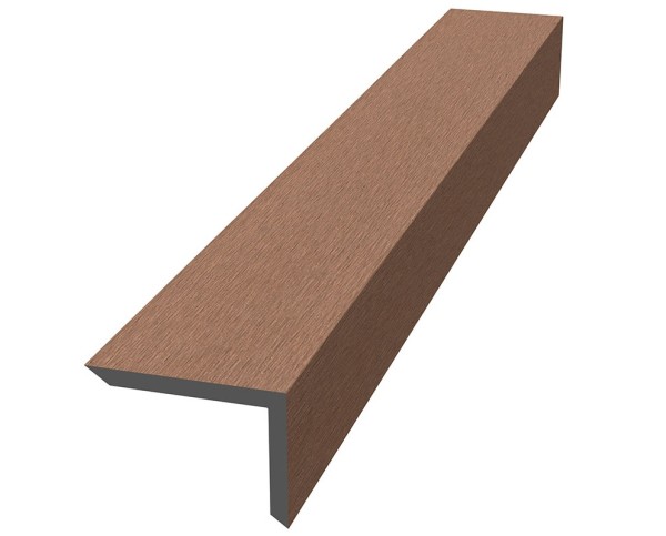 Уголок ДПК для террасной доски NauticPrime, 60x40x2900мм Кедр купить в Ставрополе