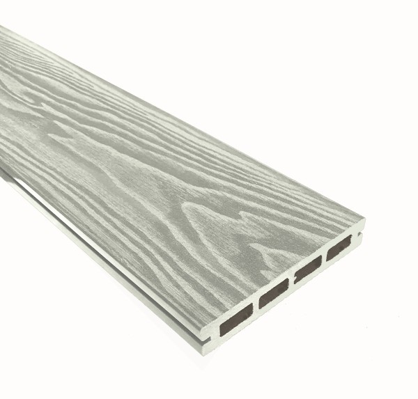 Террасная доска из ДПК Terrapol Смарт 3D Пустотелая с пазом Дуб беленый купить в Ставрополе