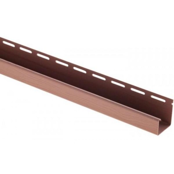 J-профиль Люкс Крашенный, T-15, ВН, Красно-коричневый купить в Ставрополе