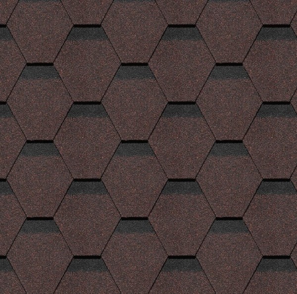 Гибкая черепица Docke, коллекция Шеффилд – Корица купить в Ставрополе