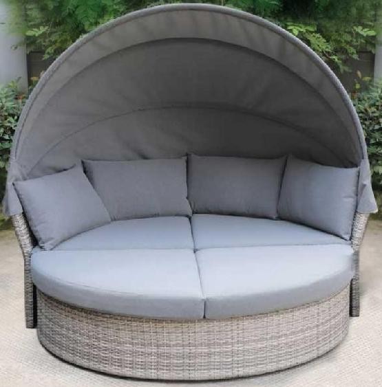 Диван-Трансформер AFINA плетеный из иск. ротанга AFM-325G Grey купить в Ставрополе