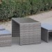 Диван-Трансформер AFINA плетеный из иск. ротанга S330G-W78 Grey купить в Ставрополе