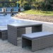 Диван-Трансформер AFINA плетеный из иск. ротанга S330G-W78 Grey купить в Ставрополе