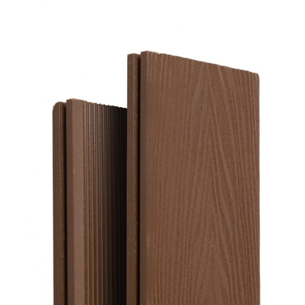 Террасная доска Ecodecking Экстра 3D полнотелая Шоколад купить в Ставрополе