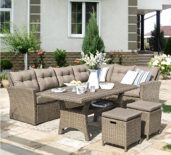 Комплект мебели AFINA плетеной из иск. ротанга AFM-307B Beige купить в Ставрополе