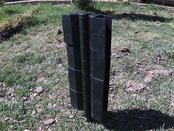 Угловой элемент поворотный, пластиковый от 60° до 300° для доски 300х30 мм из ДПК чёрный Holzhof купить в Ставрополе
