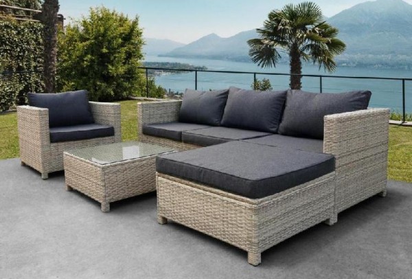 Комплект мебели AFINA плетеной из иск. ротанга YR821G Grey/Grey купить в Ставрополе