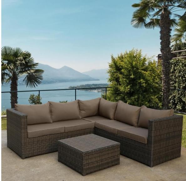 Комплект мебели AFINA плетеной из иск. ротанга YR825A Brown/Beige купить в Ставрополе