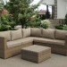 Комплект мебели AFINA плетеной из иск. ротанга YR825B Beige купить в Ставрополе