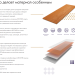 Фибросайдинг DECOVER 3600 x 190 x 8 мм Bordo купить в Ставрополе