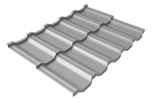 Металлочерепица модульная Квинта Uno Grand Line c 3D резом 0,5 Satin RAL 7004 сигнальный серый купить в Ставрополе