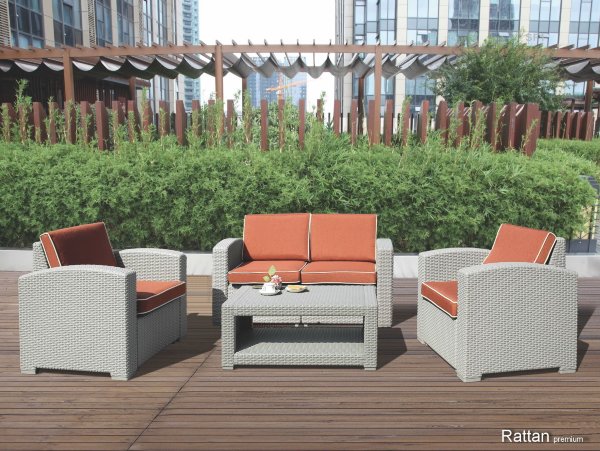 Уличные диваны и кресла коллекции Rattan Premium 4 купить в Ставрополе