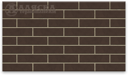 Фасадная Термопанели Аляска Amsterdam brown купить в Ставрополе