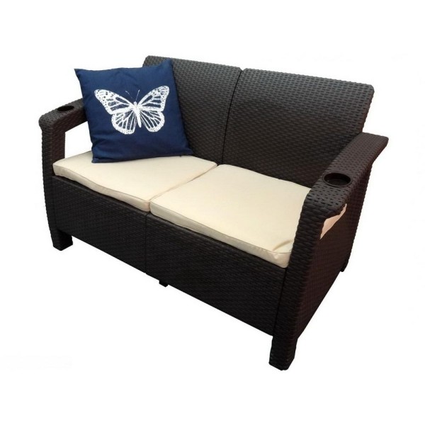 Двухместный диван Yalta Sofa Seаt венге купить в Ставрополе