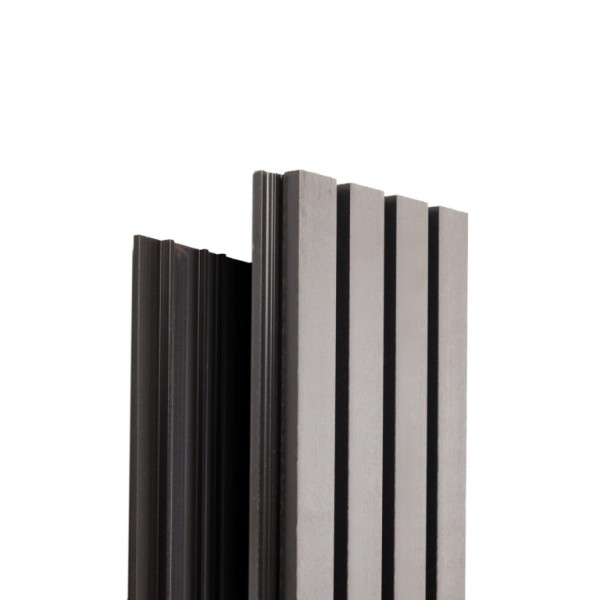 Фасадная доска Ecodecking Техно реечная 200х26х3000 Серый купить в Ставрополе