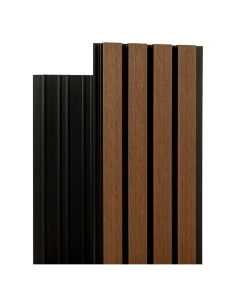 Фасадная реечная панель Ecodecking Скай коэкструзия 200х20х3000 Тик купить в Ставрополе