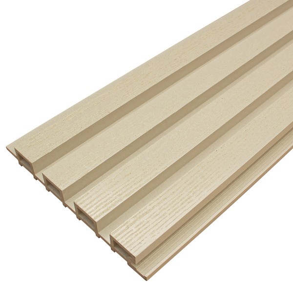 Фасадная доска из ДПК Faynag Wood Рейка Слоновая кость купить в Ставрополе