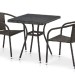 Комплект плетеной мебели AFINA из иск. ротанга T282BNT/Y137C-W53 Brown 2Pcs купить в Ставрополе