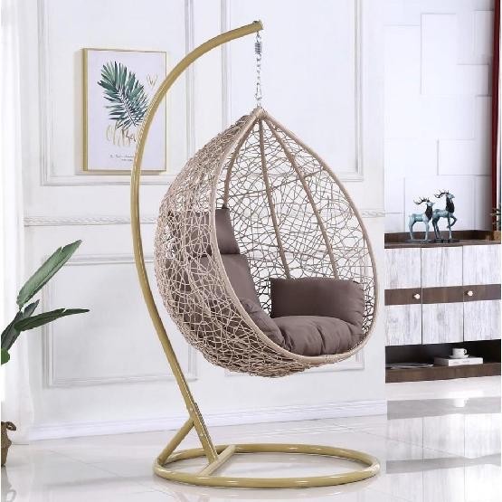 Кресло Подвесное из искусственного ротанга AFM-169A-LB Beige купить в Ставрополе