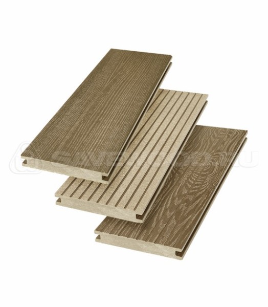 Террасная доска SW Fraxinus (R) полнотелая «SaveWood» Тик купить в Ставрополе