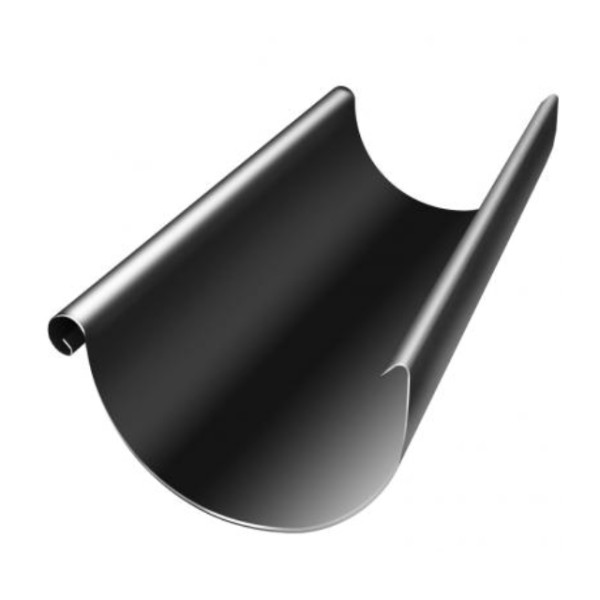 Водосток Grand Line 125x90 – Желоб 3м RAL 9005 купить в Ставрополе