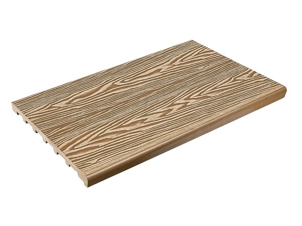 Ступень полнотелая из ДПК Deckart Step 3D Орех купить в Ставрополе