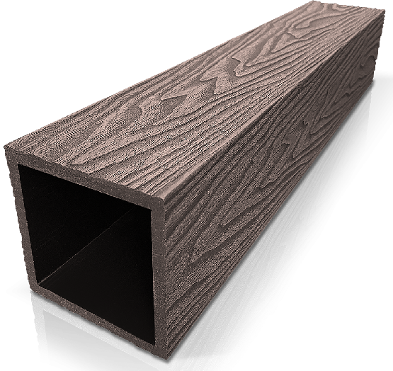 Столб ДПК 3D GardenParkett фактура дерева Венге купить в Ставрополе