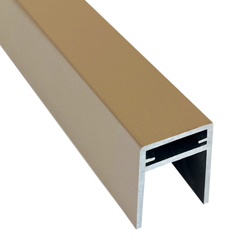 П-профиль Алюминиевый EasyDecking 35x25 Дуб купить в Ставрополе