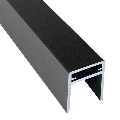 П-профиль Алюминиевый EasyDecking 35x25 Черное дерево купить в Ставрополе