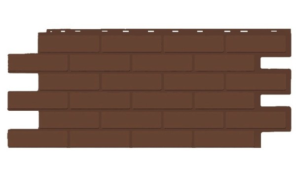 Фасадная панель T-Siding Кирпич Модерн Эко Браун купить в Ставрополе