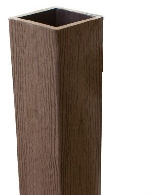 Столб опорный Woodvex Co-Extrusion Темно - Коричневый купить в Ставрополе