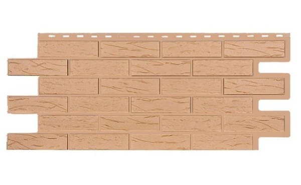 Фасадная панель T-Siding Кирпич Саман Эко Крем купить в Ставрополе